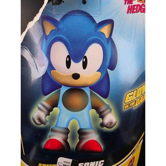 Heroes of Goo Jit Zu Glow in the Dark Surge Sonic the Hedgehog Stretchy Toy - Picture 6 of 6